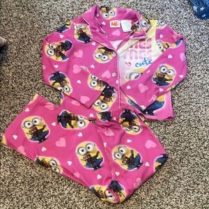 Universal Pink Minions Pajama Set